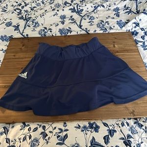 Adidas Solid Indigo Tennis Match Ladies Small Heat RDY Skort